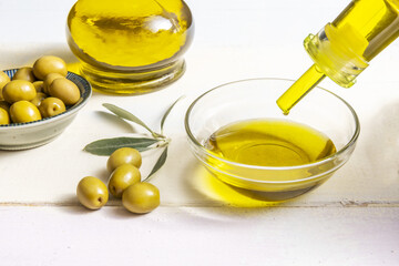 Extra virgin olive oil. This type of oil is of the highest quality