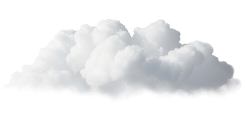 white cloud on transparent background, png - obrazy, fototapety, plakaty