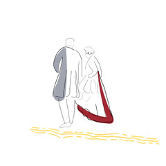 Fototapeta premium An aged couple 