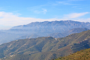 Obraz premium Mountains of Andalucia from Itrabo, Spain