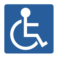Wheelchair symbol - vector icon