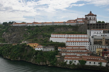 The Monastery of Serra do Pilar, a former monastery located in Vila Nova de Gaia, Portugal, on the...