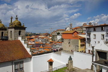 Cityscape of the Porto (Oporto), the second largest city in Portugal located on the River Douro