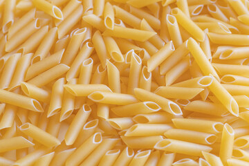 Pile of macaroni pasta