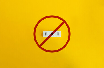 No Fat Concept Image. 