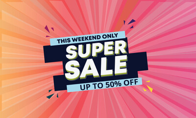 Super sale banner template design vector image speciall offer super sale banner. 
poster big sale special offer discounts Vector illustration.