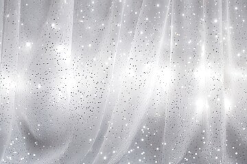 Bokeh Lights Silver Graphic Backdrop Celebration Happy New Years Party Glitzy Glitter Background Website Social Media Banner Poster 