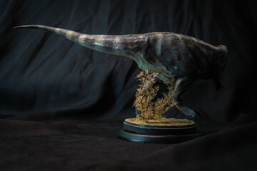Carcharadontosaurus Dinosaur in the dark