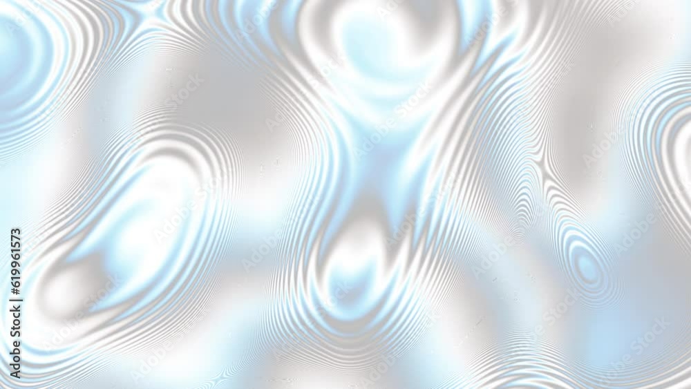 Aufkleber Seamless abstract psychedelic wavy background for loop playback. Abstract liquid surface. 4k video. Abstract oil texture