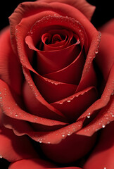 red rose close up