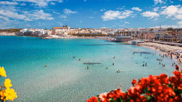 Panoramic view of Otaanto, Lecce, Italy