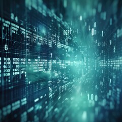 Blue infotech background image