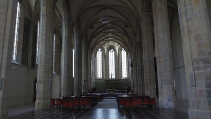 The interiors of Emmaus Monastery, Prague Czec