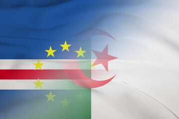 Cape Verde and Algeria political flag international relations DZA CPV