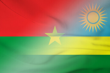 Burkina Faso and Rwanda government flag transborder negotiation RWA BFA