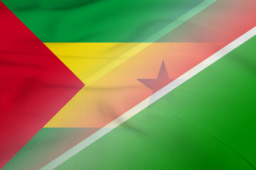 Sao Tome and Principe and Namibia government flag international negotiation NAM STP