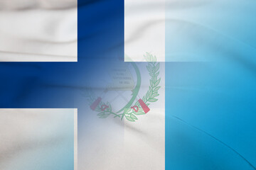 Finland and Guatemala state flag international relations GTM FIN