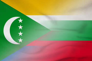 Comoros and Bulgaria government flag transborder negotiation BGR COM