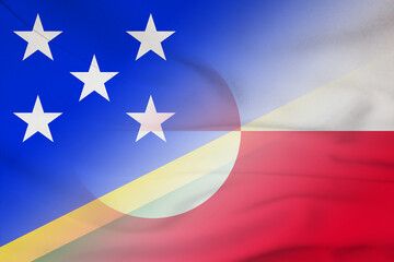 Solomon Islands and Greenland official flag international negotiation GRL SLB