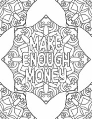 Appreciation Coloring Pages, Mandala Coloring Pages for Self-love for Kids and Adults