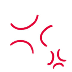 Obraz premium angry symbol