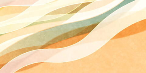 秋　和柄　オレンジ　背景	