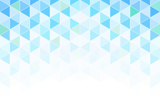Cool light blue triangle pattern abstract wallpaper