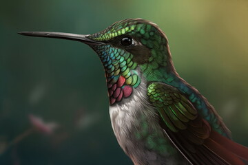 Hummingbird flying