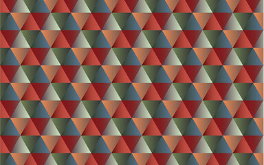 Background with colorful creative triangles