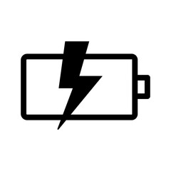 Battery charging icon, vector illustration icon battery