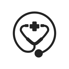 healthcare logo template. Icon Illustration Brand Identity. Isolated and flat illustration. Vector graphic