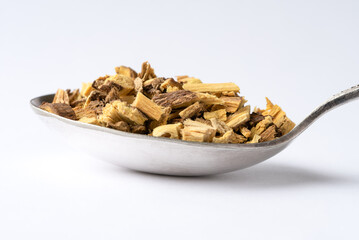 Dandelion Root on a Vintage Spoon