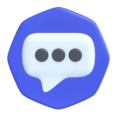 chat icon isolated on transparent background