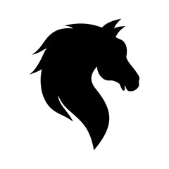 Fototapeta na wymiar horse silhouette