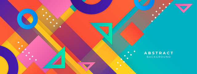 Vector abstract background with colorful and modern concept