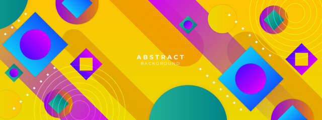 Obraz premium vector geometric elements landing page template