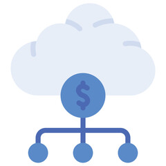 cloud computing concept money