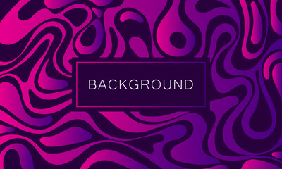 abstract background with curves, magenta colors, vectorized