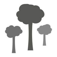 Tree icon. Vector illustration. EPS 10.