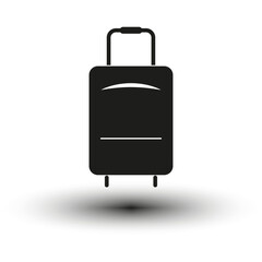 Baggage Icon. Suitcase icon. Vector illustration. EPS 10.