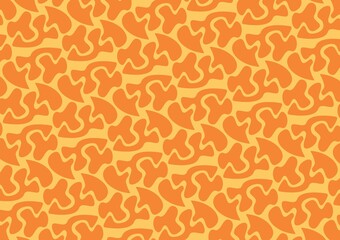 seamless pattern with orange