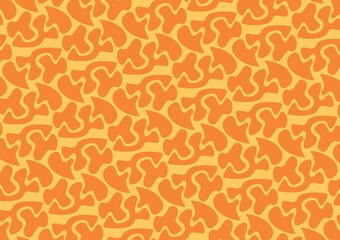 seamless pattern with orange