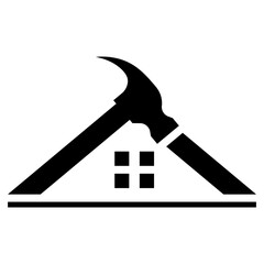 Home Renovation Icon Logo