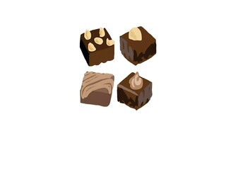 Indulge in the whimsical delight of Browny Cake. A sweet and joyful treat that brings smiles with each scrumptious bite.
