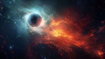 Showcase celestial phenomena that dazzle. Depict breathtaking solar flares, swirling wormholes, mesmerizing auroras, and colossal cosmic storms