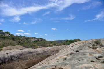 clouds over the mountains, mountainous landscape, Pedra de São Pedro,rocks and blue sky with clouds, Monte das Gameleiras, Brazil, trails in brazil, trails in northeastern Brazil, tourism
