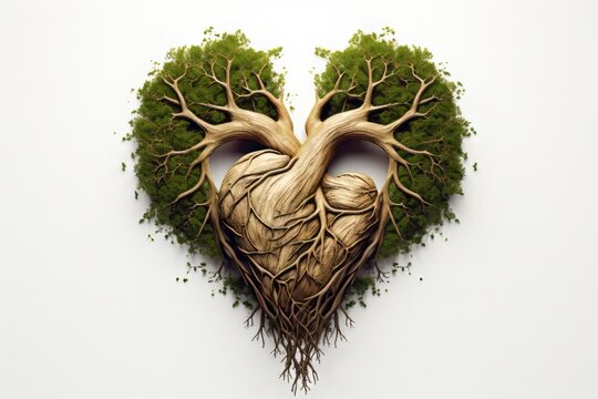 heart of nature | tree root heart