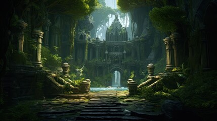 MMORPG Game Art Environment