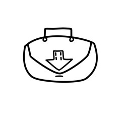 Bag line icon