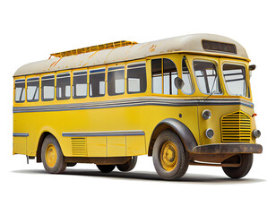 Obraz na płótnie Canvas school bus isolated on white